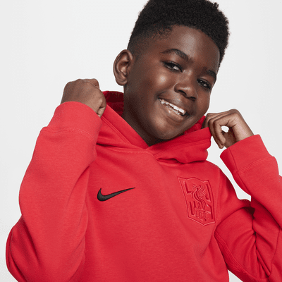 Liverpool F.C. Club Third Older Kids' (Boys') Nike Football Pullover Hoodie