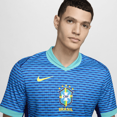 Brazil 2024 Match Away Men's Nike Dri-FIT ADV Soccer Authentic Jersey. Nike.com