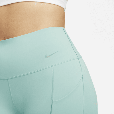 Leggings de 7/8 de tiro alto y sujeción media con bolsillos para mujer Nike Universa