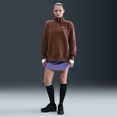 Nike Sportswear Phoenix Fleece Women's Oversized 1/4-Zip Long Sweatshirt