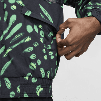 Veste à motifs légère Nike Football Nigeria Courtside pour homme