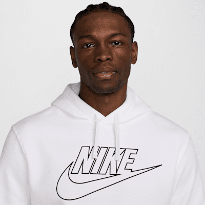 Sudadera con gorro sin cierre de halterofilia para hombre Nike