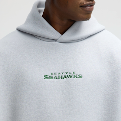 Sudadera con gorro sin cierre Nike de la NFL para hombre Seattle Seahawks Rivalries Collection Oversized Tech Fleece