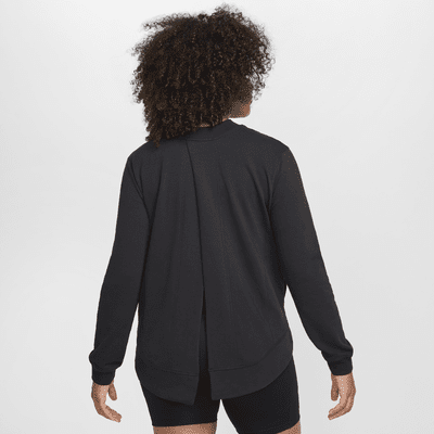 Haut réversible en molleton Nike (M) One pour femme (maternité)