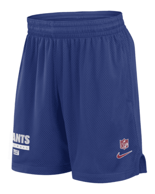 Мужские шорты New York Giants Sideline Nike Dri-FIT NFL Shorts