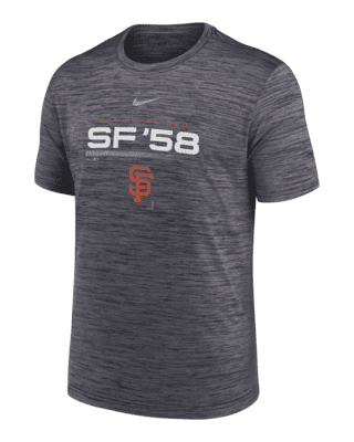 San Francisco Giants Youth Crew Sweatshirt - Heathered Gray