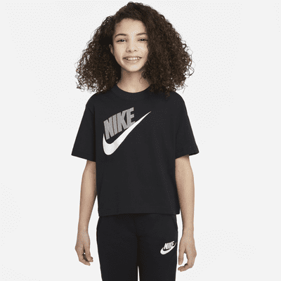 información Palacio Estadísticas Nike Sportswear Essential Camiseta holgada para baile - Niña. Nike ES