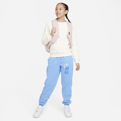 Pants para niña talla grande Nike Sportswear Club Fleece