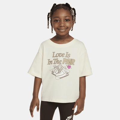 Nike Sweet Swoosh Little Kids' T-Shirt. Nike.com