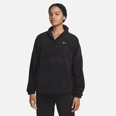 Haut à manches longues oversize en tissu Fleece Nike Therma-FIT One pour femme