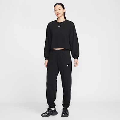 나이키 스포츠웨어 칠 테리 여성 오버사이즈 프렌치 테리 크루넥 스웻셔츠