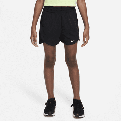 Nike Dri-FIT Breezy Older Kids' (Girls') High-Waisted Training Shorts ...