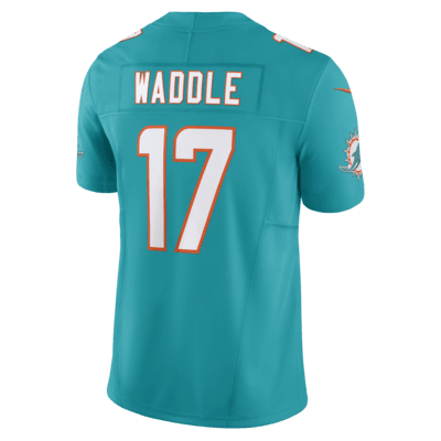 Jersey de fútbol americano Nike Dri-FIT de la NFL Limited para hombre Jaylen Waddle Miami Dolphins