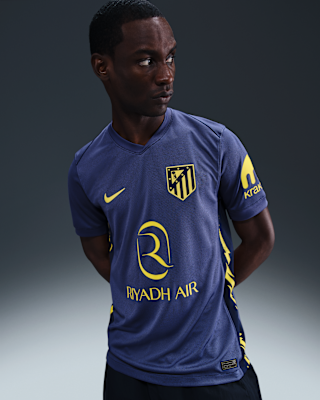 Мужские джерси Atlético Madrid 2025/26 Stadium Away Nike Dri-FIT Soccer Replica Jersey