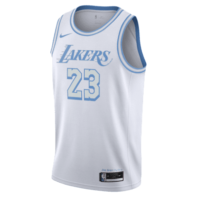 Los Angeles Lakers City Edition Nike NBA Swingman Jersey. Nike LU