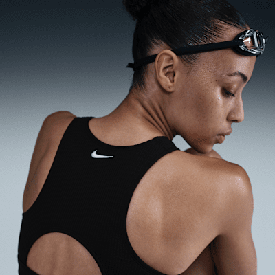 Nike Swim Elevated Essential Women's High-Neck Bikini Top