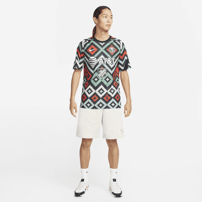 Camiseta de fútbol para antes del partido para hombre Nike Club América alternativa