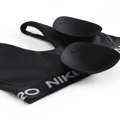 Nike Pro Indy Plunge polstret sports-BH med middels støtte til dame