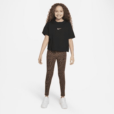 Nike Sportswear Favorites Big Kids' (Girls') Printed Leggings