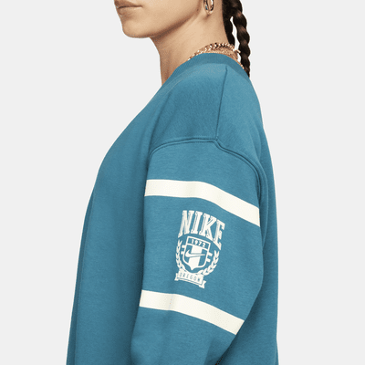 Nike Sportswear Phoenix Fleece sweatshirt med V-hals til dame