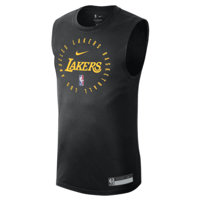 Los Angeles Lakers Nike Dri-FIT ärmelloses NBA-T-Shirt (Herren)