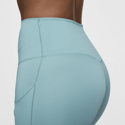 Nike Go Lange legging met hoge taille, zakken en complete ondersteuning voor dames