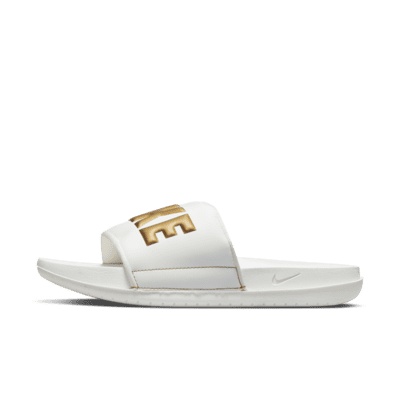 nike women white slides