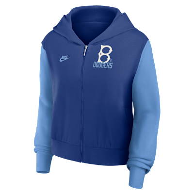 Brooklyn Dodgers Cooperstown Women's Nike MLB Full-Zip Hoodie from Nike - $90