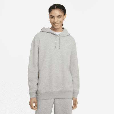 women's oversized fleece hoodie nike sportswear essential collection