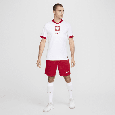 Poland 2024/25 Match Home Men's Nike Dri-FIT ADV Football Authentic Short-Sleeve Shirt