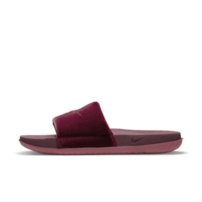 nike slides women fur