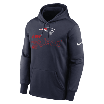 New England Patriots Men’s Nike Therma NFL Pullover Hoodie. Nike.com