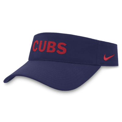 Visera Nike Dri-FIT MLB para hombre Chicago Cubs Wordmark