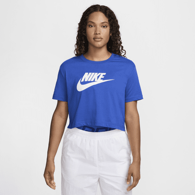 Playera cropped con logotipo para mujer Nike Sportswear Essential