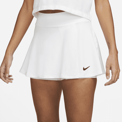 NikeCourt Dri-FIT Victory gerüschter Rock für Damen