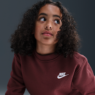Sudadera para niños talla grande Nike Sportswear Club Fleece