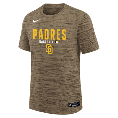 San Diego Padres Authentic Collection Velocity Big Kids' Nike Dri-FIT MLB T-Shirt