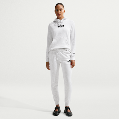 Nike Sportswear Club Fleece Grafikli Normal Belli Kadın Eşofman Altı