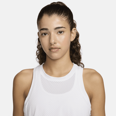 Camiseta de tirantes Dri-FIT cropped para mujer Nike One Classic Breathe