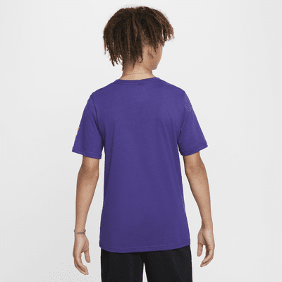 Los Angeles Lakers City Edition Nike NBA-T-Shirt mit Logo für ältere Kinder