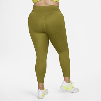 Leggings con bolsillos de 7/8 de tiro alto de sujeción firme para mujer (talla grande) Nike Go