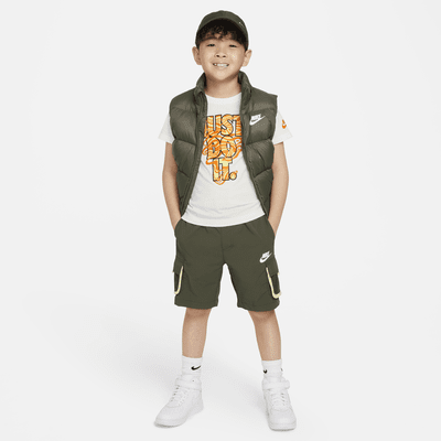 Playera estampada para niños de preescolar Nike "Just Do It"