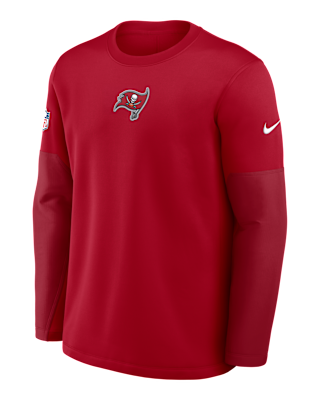 Мужская футболка Tampa Bay Buccaneers Scripted To Win Sideline Coach Nike Therma-FIT NFL Long-Sleeve