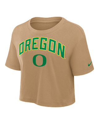 Женская футболка Oregon Athletic Prep Arch Nike Dri-FIT College Cropped
