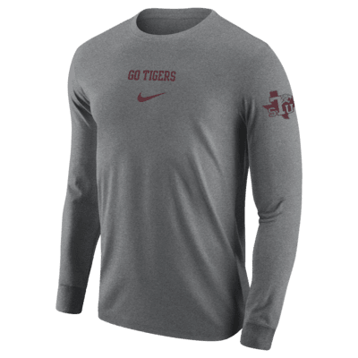 Playera de manga larga universitaria Nike para hombre Texas Southern ...