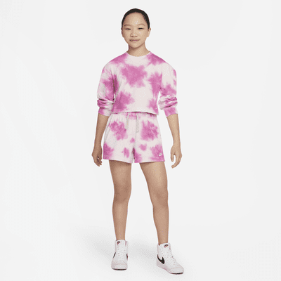 Nike Sportswear Big Kids' (Girls') Washed Long-Sleeve Top