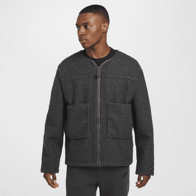 Chamarra de tejido Fleece grueso para hombre Nike Tech