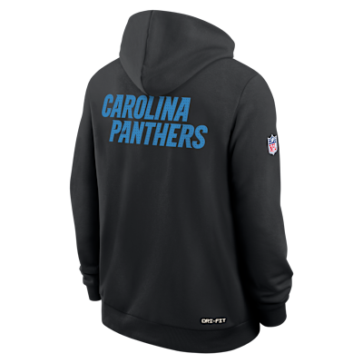 Carolina Panthers Initial Home Sideline Men's Nike Dri-FIT NFL Pullover Hoodie