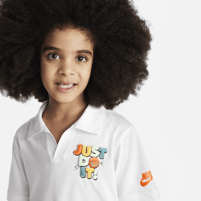 Nike Sportswear Create Your Own Adventure Little Kids' Polo and Shorts Set