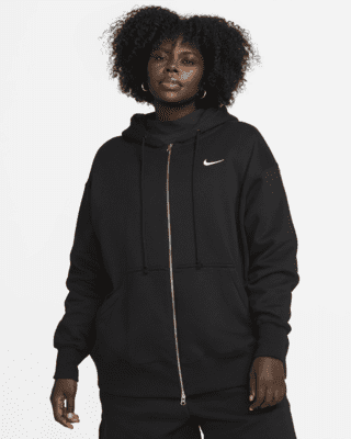 Женское худи Nike Sportswear Phoenix Fleece Oversized Full-Zip Hoodie (Plus Size)